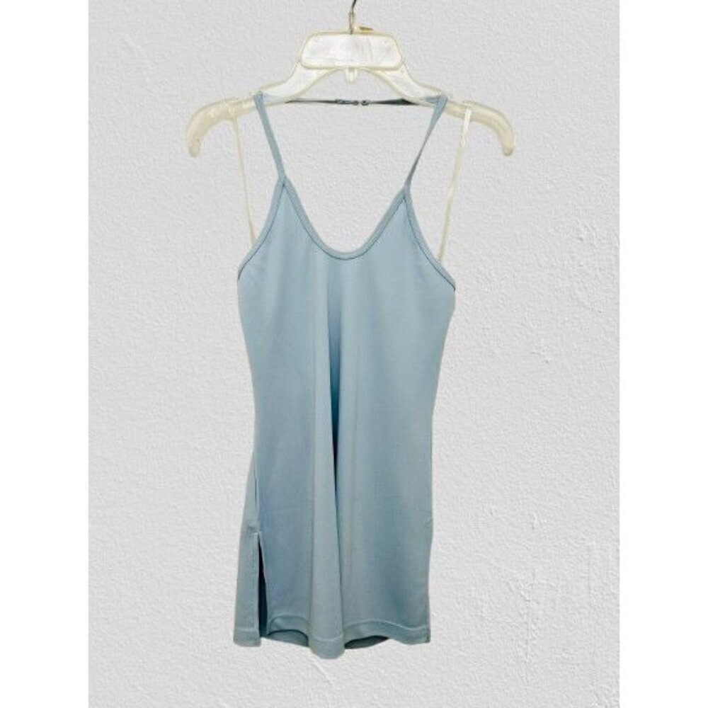 L'Academie Crepe Jersey Set - Bell Bottoms Pants & Halter Top Pale Blue Size Sma - Picture 3 of 9